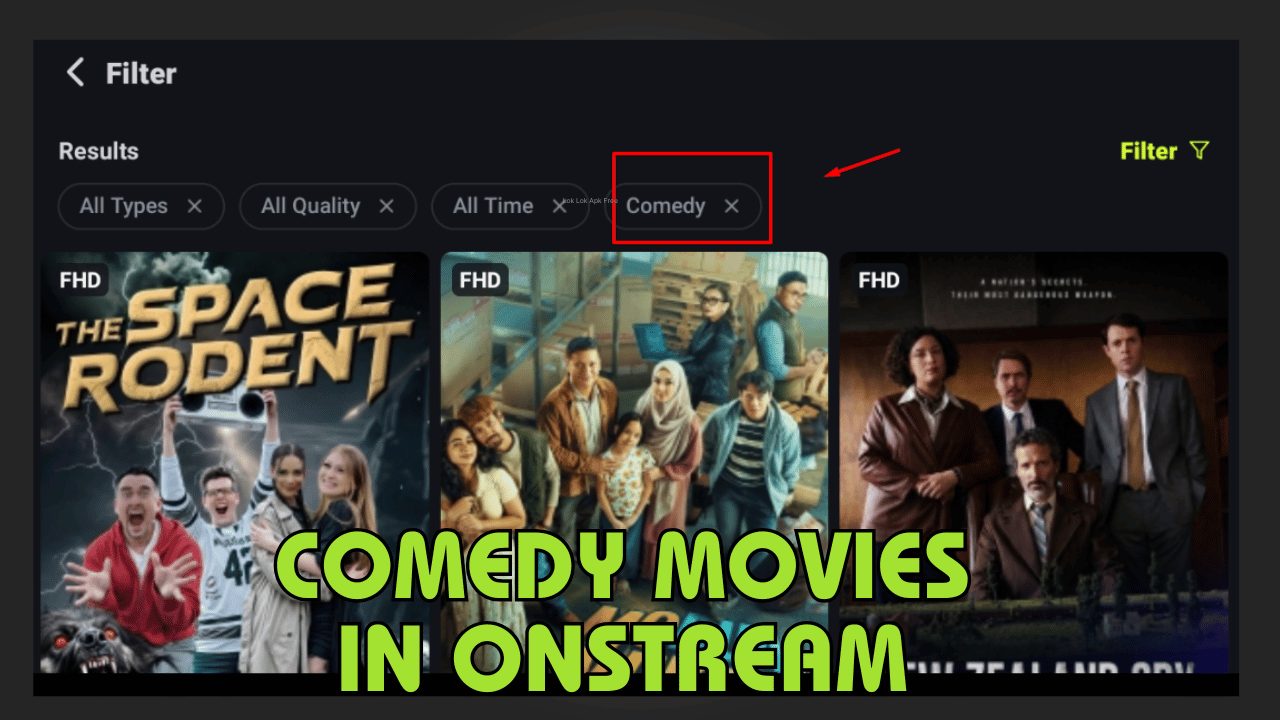 Comedy Movies
in Onstream