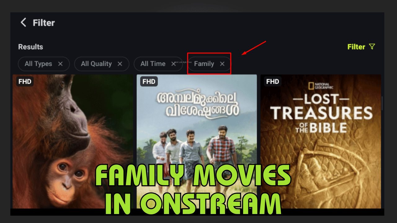 Family Movies
in Onstream