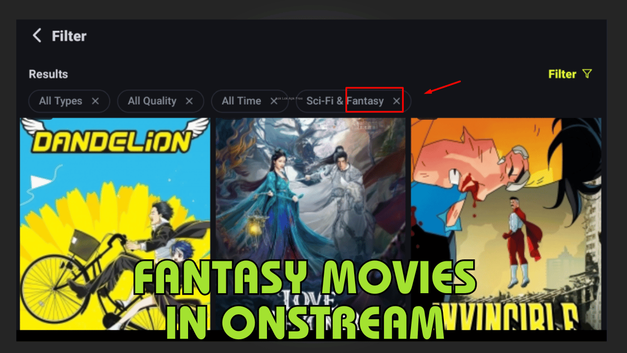 Fantasy Movies
in Onstream