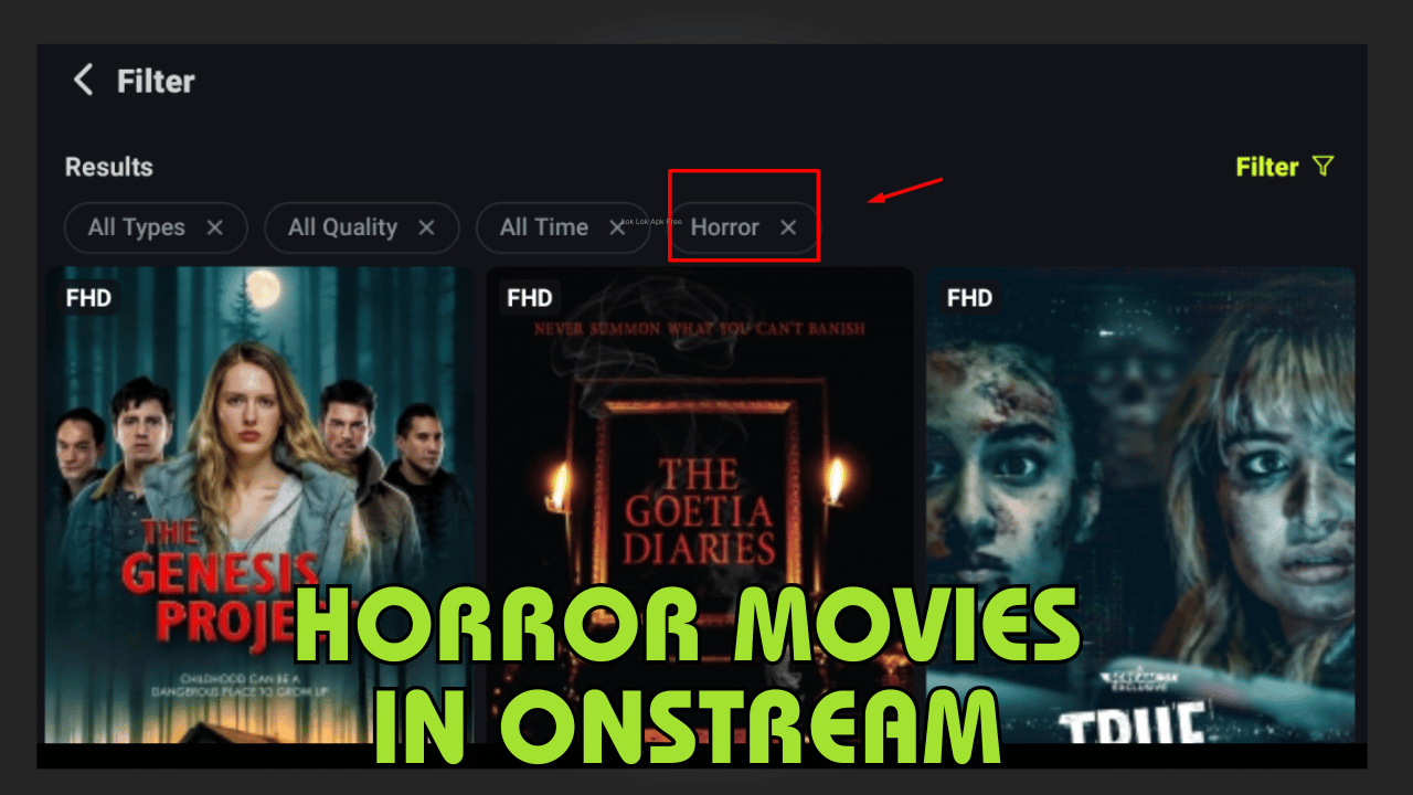 Horror Movies in Onstream