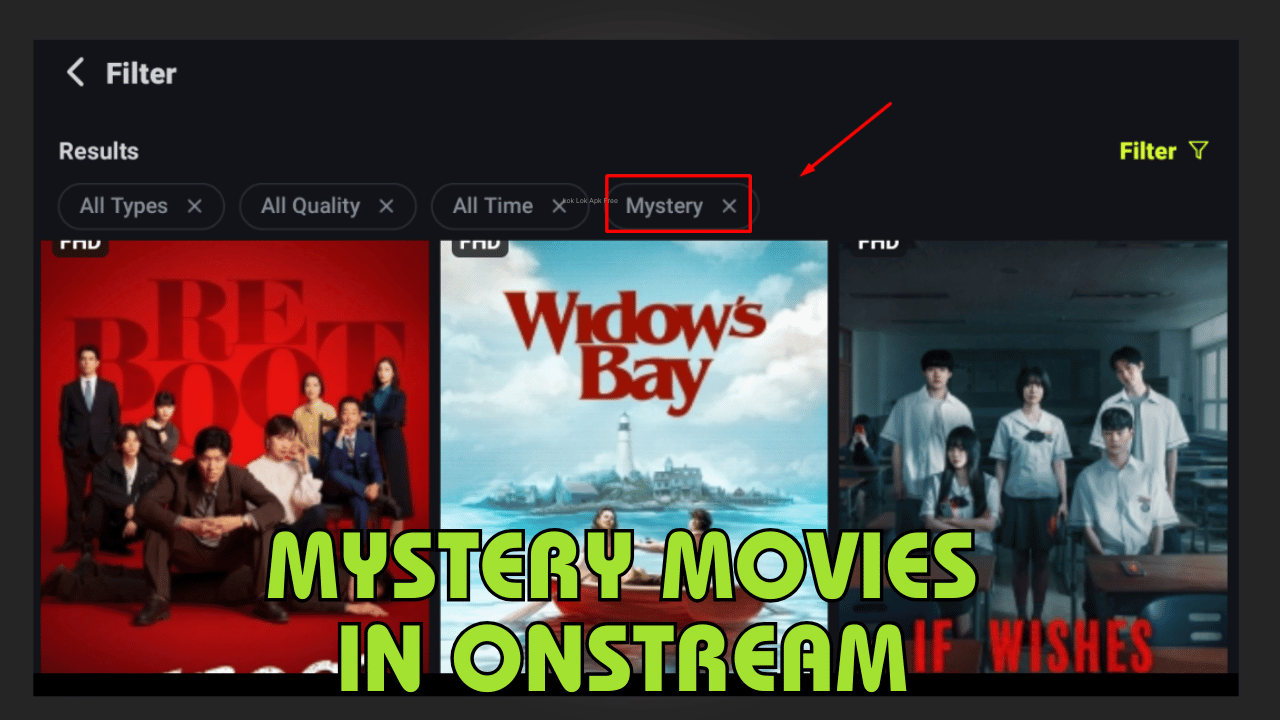 Mystery Movies
in Onstream
