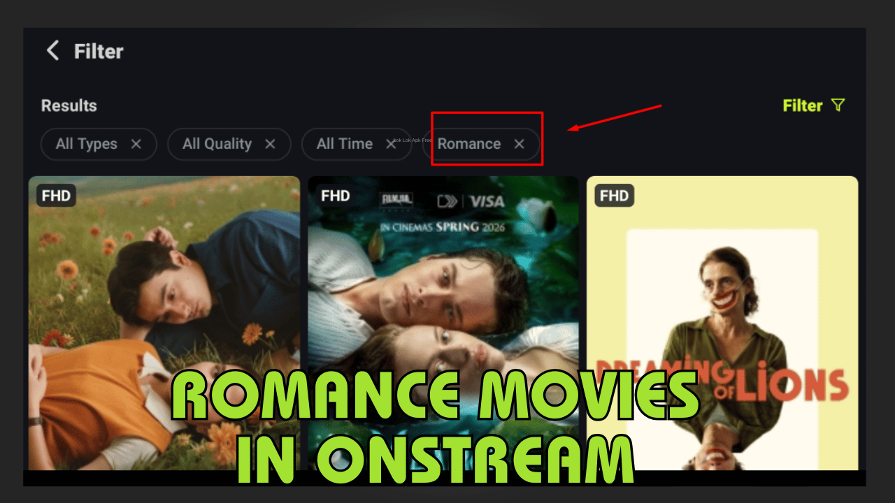 Romance Movies in Onstream