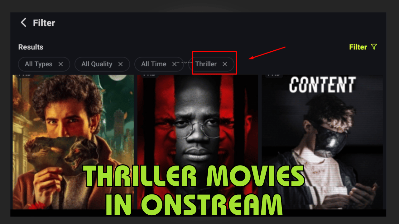 Thriller Movies
in Onstream