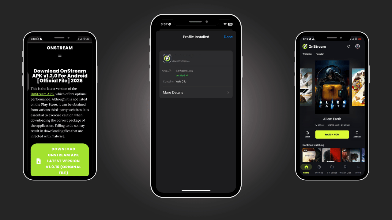 Install OnStream on iOS Devices Using AltStore