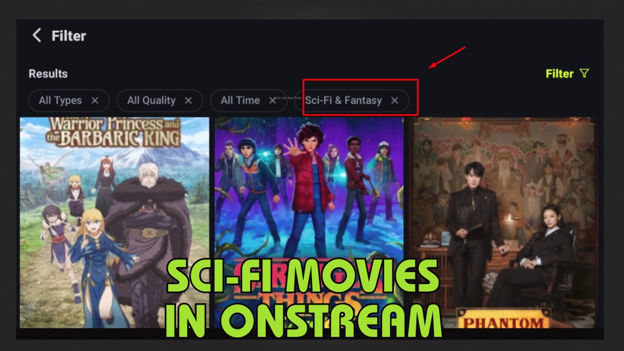 Sci-Fi Movies in Onstream